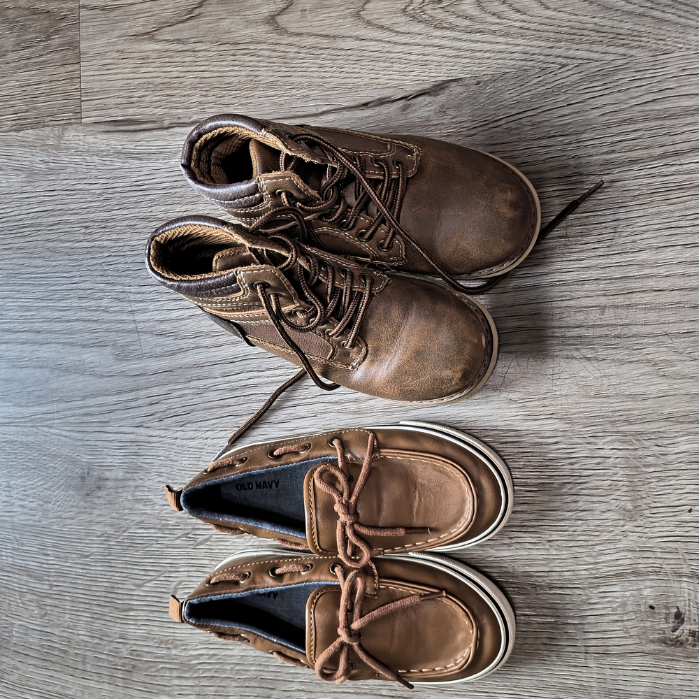 Mason Brown Kids Boots and Shoes Set